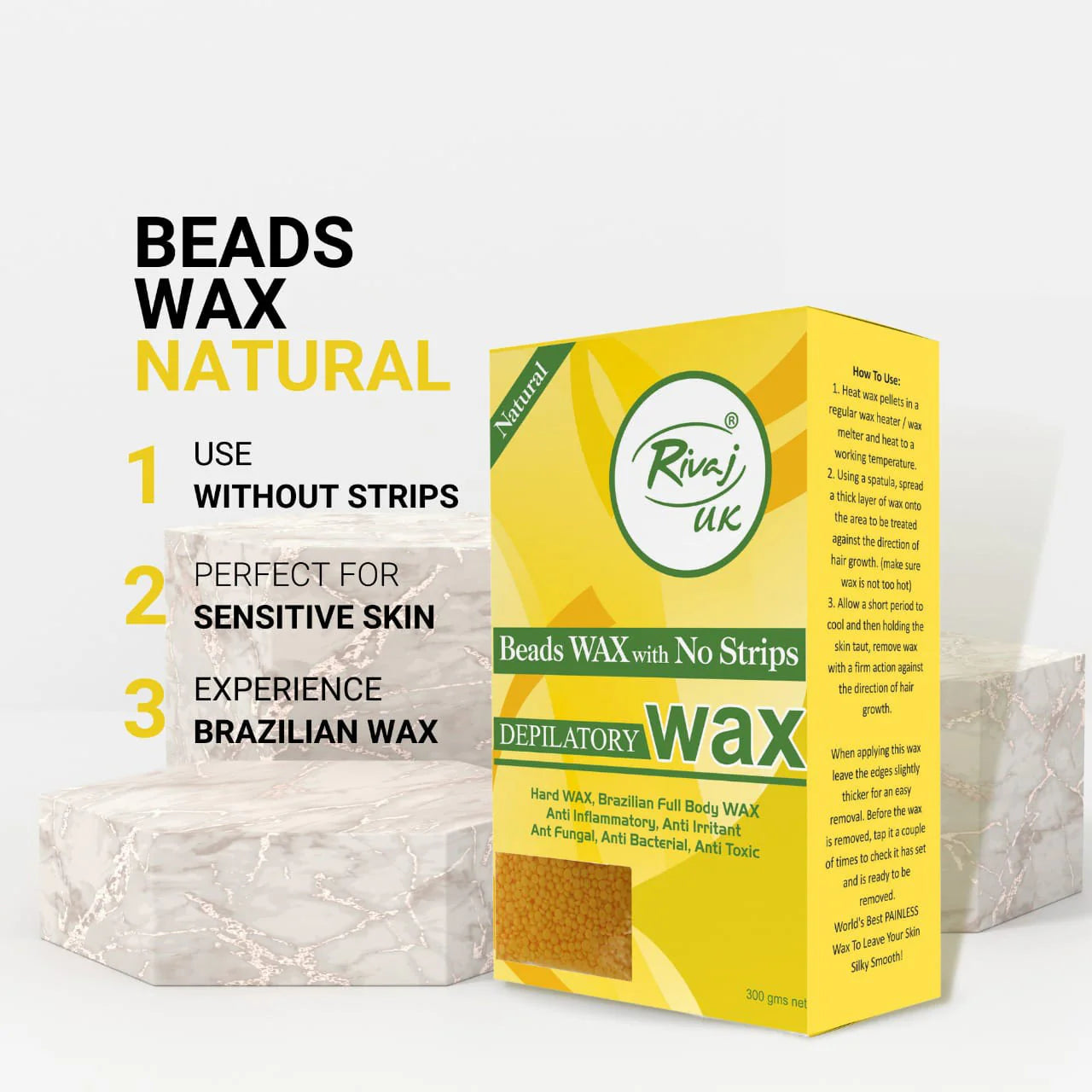 Beads Wax Natural (150g)