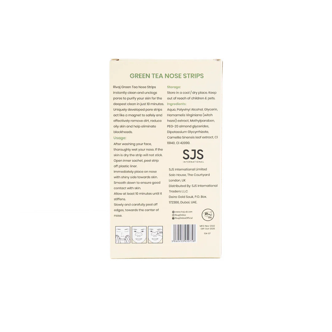 Nose Strips (Green Tea)