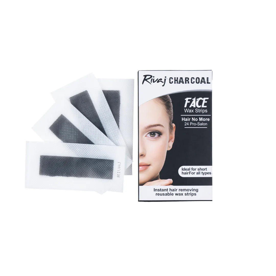 Charcoal Face Wax Strips