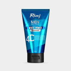 Men Active White Power Face wash (100ml)